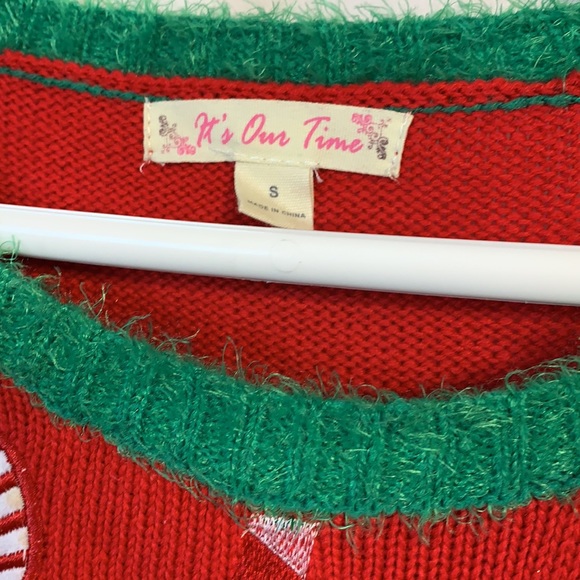 It our Time Christmas elf Sweater - Picture 3 of 5